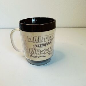 Eagle VTG Plastic Thermal Defenders Museum Coffeyville Kansas Mug‎